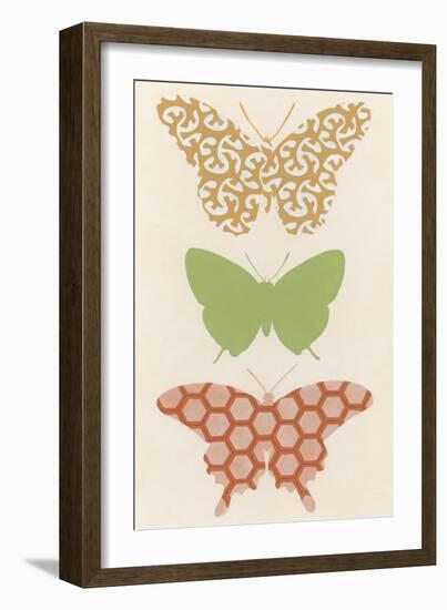 Butterfly Patterns III-Erica J. Vess-Framed Art Print