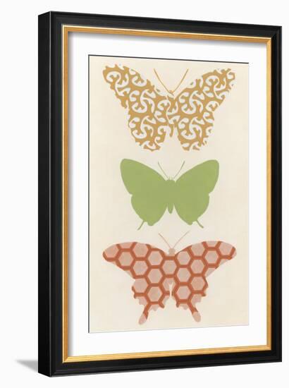 Butterfly Patterns III-Erica J. Vess-Framed Art Print