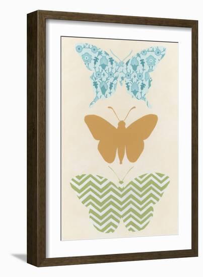 Butterfly Patterns IV-Erica J. Vess-Framed Art Print