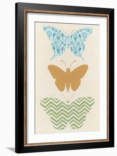 Butterfly Patterns IV-Erica J. Vess-Framed Art Print