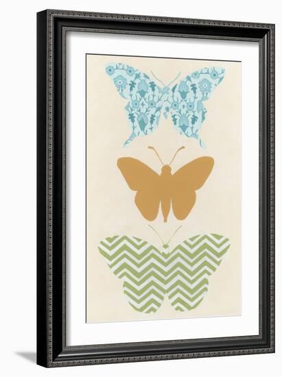 Butterfly Patterns IV-Erica J. Vess-Framed Art Print