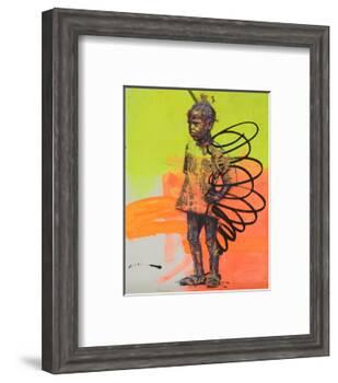Butterfly people-Aaron Bevan-Bailey-Framed Giclee Print