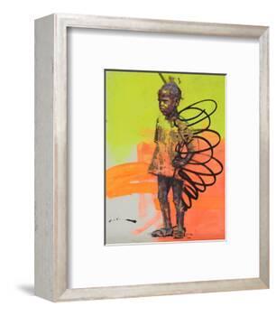 Butterfly people-Aaron Bevan-Bailey-Framed Giclee Print