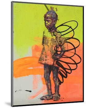 Butterfly people-Aaron Bevan-Bailey-Mounted Giclee Print