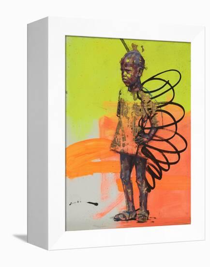 Butterfly people-Aaron Bevan-Bailey-Framed Premier Image Canvas