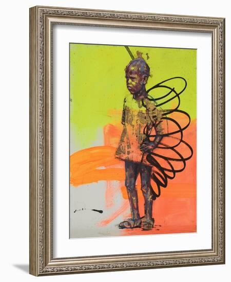 Butterfly people-Aaron Bevan-Bailey-Framed Giclee Print