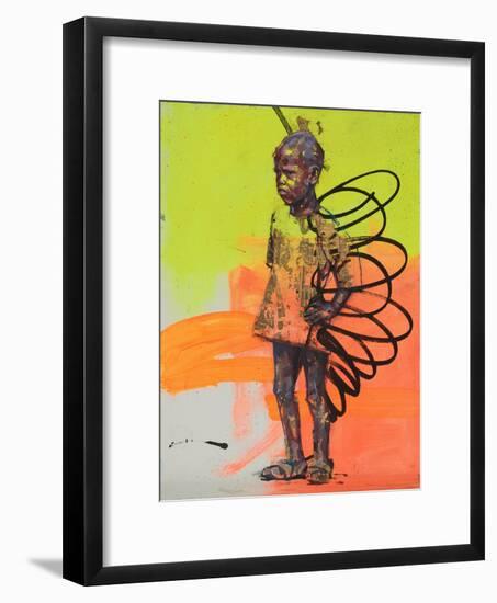 Butterfly people-Aaron Bevan-Bailey-Framed Giclee Print