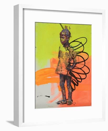 Butterfly people-Aaron Bevan-Bailey-Framed Giclee Print