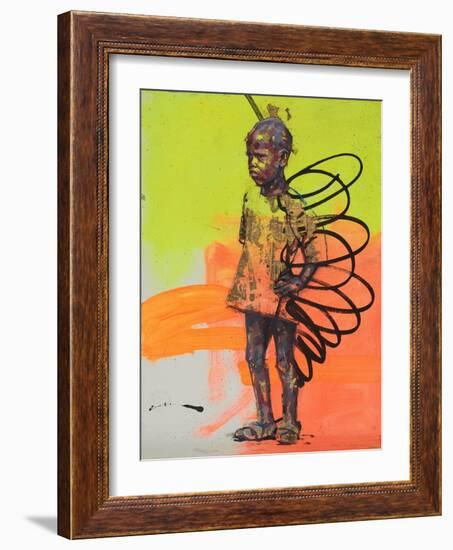 Butterfly people-Aaron Bevan-Bailey-Framed Giclee Print