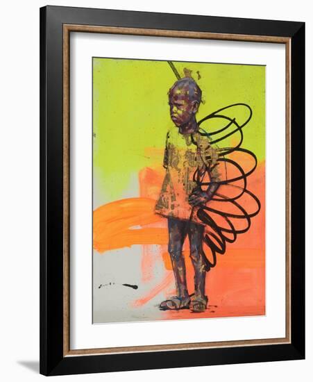 Butterfly people-Aaron Bevan-Bailey-Framed Giclee Print