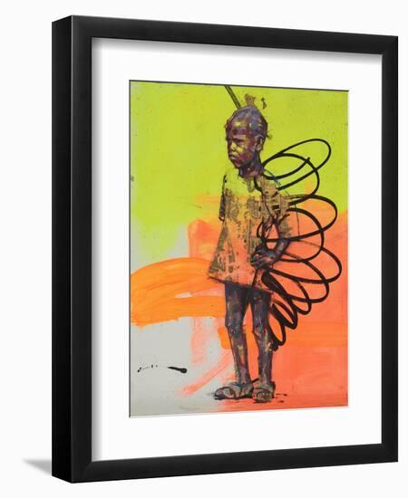 Butterfly people-Aaron Bevan-Bailey-Framed Giclee Print