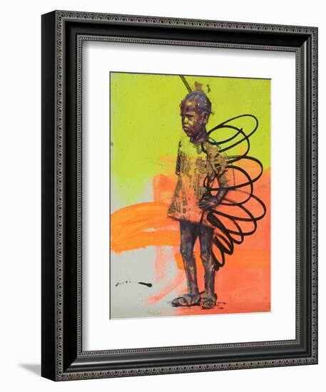 Butterfly people-Aaron Bevan-Bailey-Framed Giclee Print