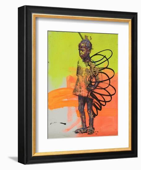 Butterfly people-Aaron Bevan-Bailey-Framed Giclee Print