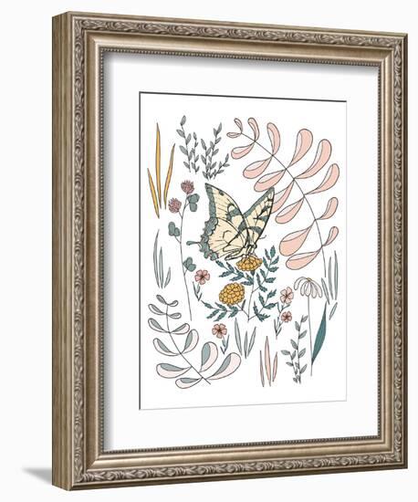 Butterfly PollinatorButterfly Pollinator-Sweet Melody Designs-Framed Premium Giclee Print