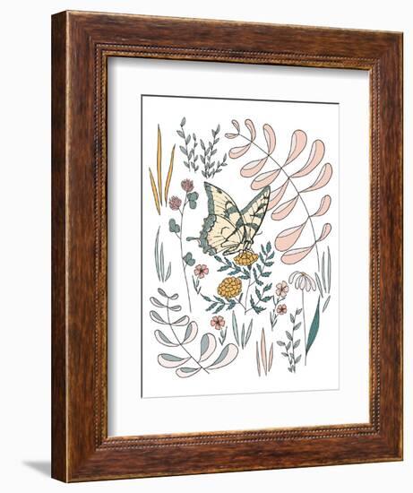 Butterfly PollinatorButterfly Pollinator-Sweet Melody Designs-Framed Premium Giclee Print