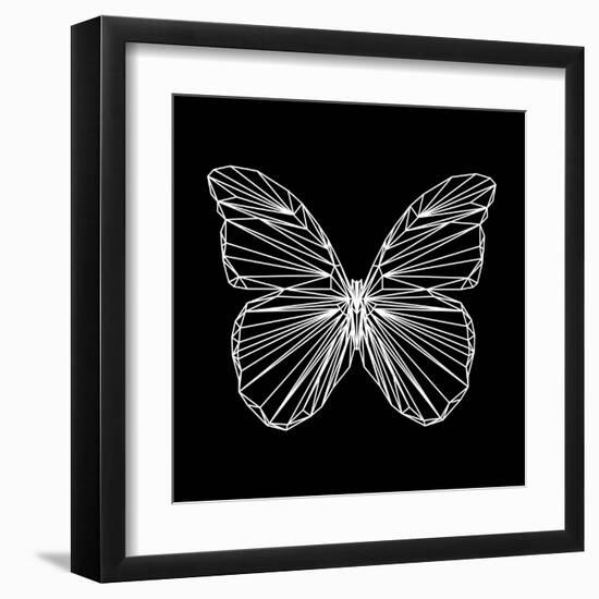 Butterfly Polygon-Lisa Kroll-Framed Art Print