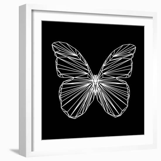 Butterfly Polygon-Lisa Kroll-Framed Art Print