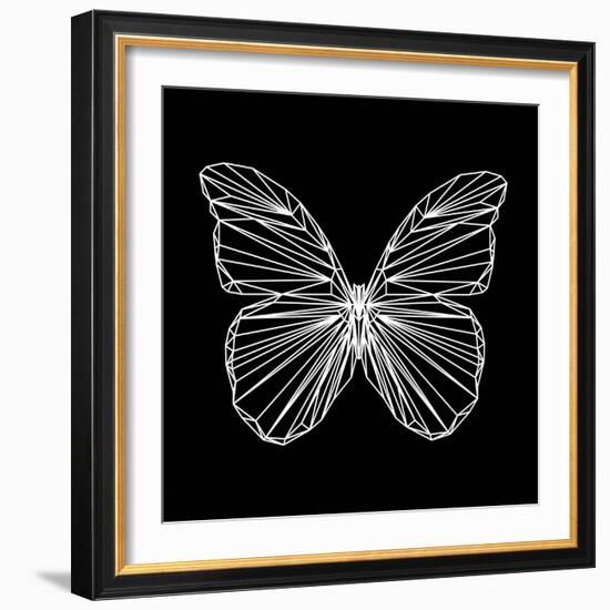 Butterfly Polygon-Lisa Kroll-Framed Art Print
