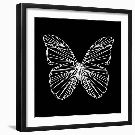 Butterfly Polygon-Lisa Kroll-Framed Premium Giclee Print