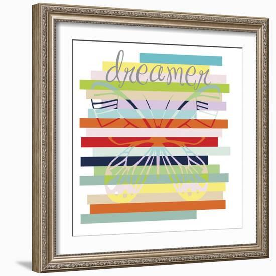 Butterfly Rainbow-Erin Clark-Framed Giclee Print