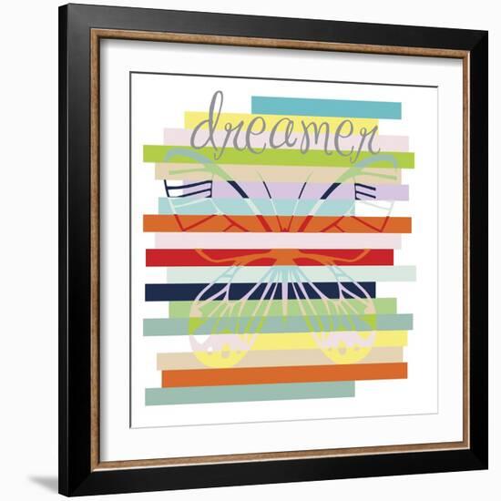 Butterfly Rainbow-Erin Clark-Framed Giclee Print