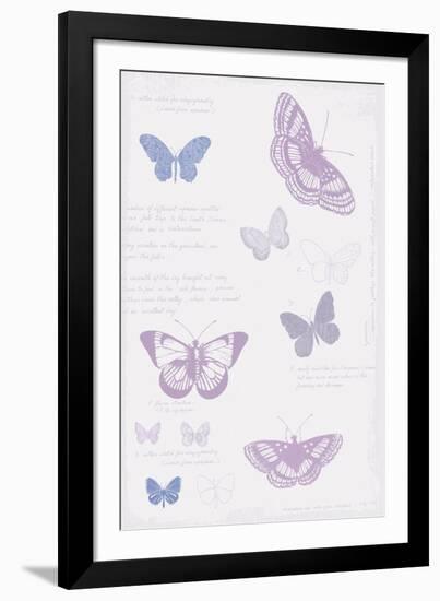 Butterfly Sketchbook-Maria Mendez-Framed Giclee Print