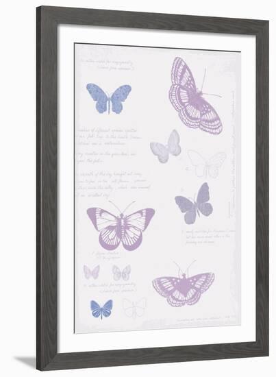 Butterfly Sketchbook-Maria Mendez-Framed Giclee Print