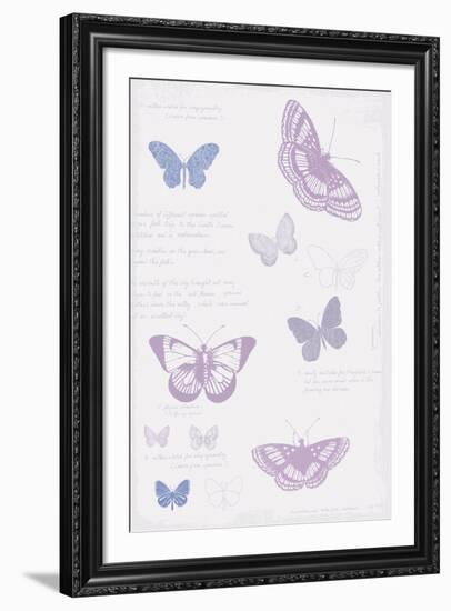 Butterfly Sketchbook-Maria Mendez-Framed Giclee Print