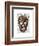 Butterfly Skull-Fab Funky-Framed Art Print