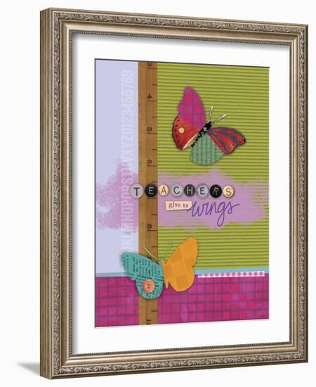 Butterfly Teacher 2-Holli Conger-Framed Giclee Print