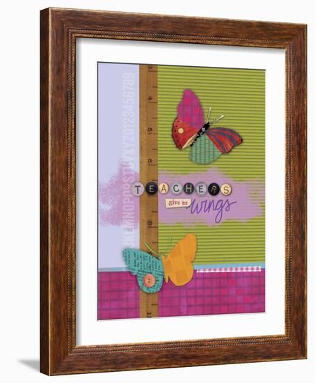 Butterfly Teacher 2-Holli Conger-Framed Giclee Print