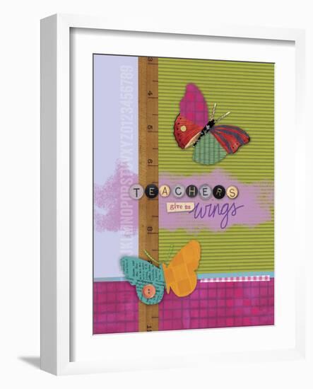 Butterfly Teacher 2-Holli Conger-Framed Giclee Print