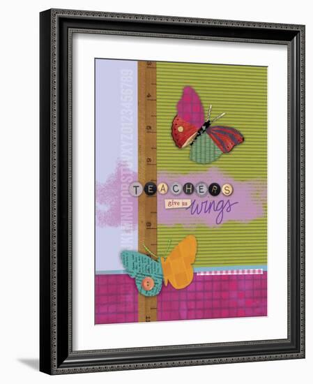 Butterfly Teacher 2-Holli Conger-Framed Giclee Print