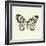 Butterfly V BW Crop-Debra Van Swearingen-Framed Art Print