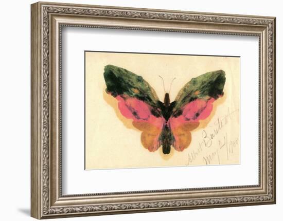 Butterfly-Albert Bierstadt-Framed Premium Giclee Print