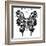 Butterfly-worksart-Framed Art Print