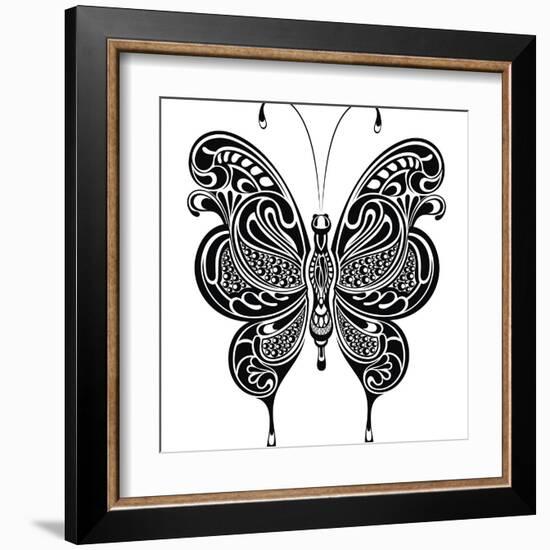 Butterfly-worksart-Framed Art Print