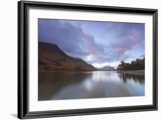 Buttermere at Dusk, Lake District National Park, Cumbria, England, United Kingdom, Europe-Ian Egner-Framed Photographic Print