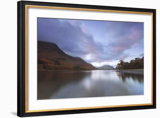 Buttermere at Dusk, Lake District National Park, Cumbria, England, United Kingdom, Europe-Ian Egner-Framed Photographic Print