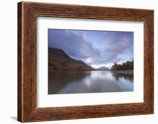 Buttermere at Dusk, Lake District National Park, Cumbria, England, United Kingdom, Europe-Ian Egner-Framed Photographic Print