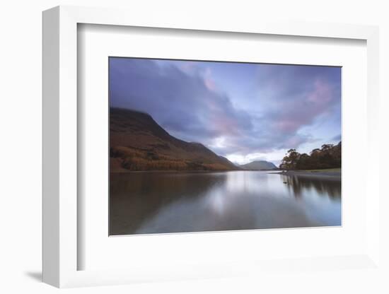 Buttermere at Dusk, Lake District National Park, Cumbria, England, United Kingdom, Europe-Ian Egner-Framed Photographic Print