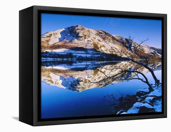 Buttermere in Winter, Lake District, Cumbria, England, UK-Neale Clarke-Framed Premier Image Canvas