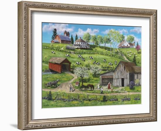 Buttermilk Farm-Bob Fair-Framed Giclee Print