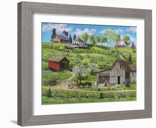 Buttermilk Farm-Bob Fair-Framed Giclee Print