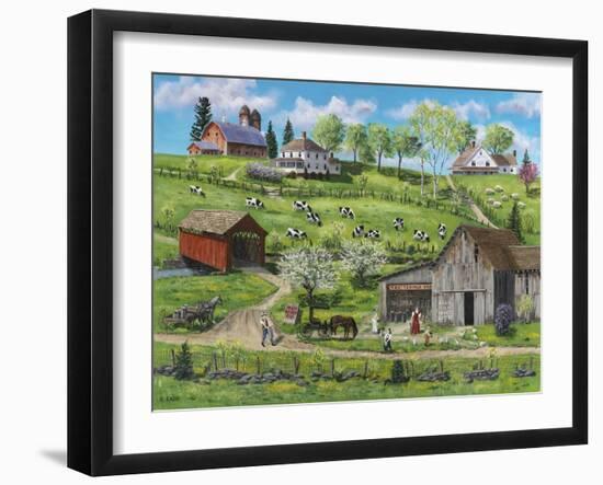Buttermilk Farm-Bob Fair-Framed Giclee Print
