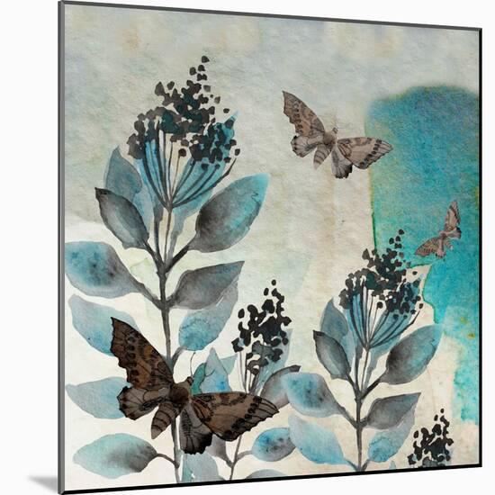 Butteryfly Perspective 1-Boho Hue Studio-Mounted Art Print