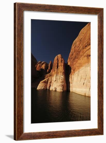 Buttes from Lake Powell, Glen Canyon National Recreation Area, Page, Arizona-Michel Hersen-Framed Photographic Print