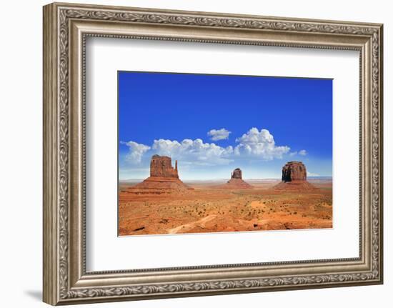 Buttes of Monument Valley Utah-null-Framed Art Print