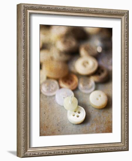 Button Stash-Jessica Rogers-Framed Giclee Print