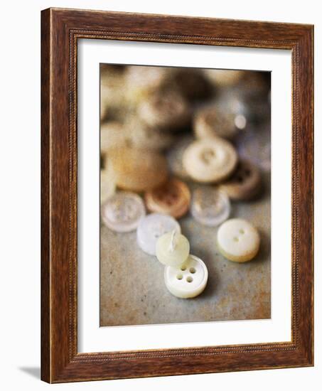 Button Stash-Jessica Rogers-Framed Giclee Print